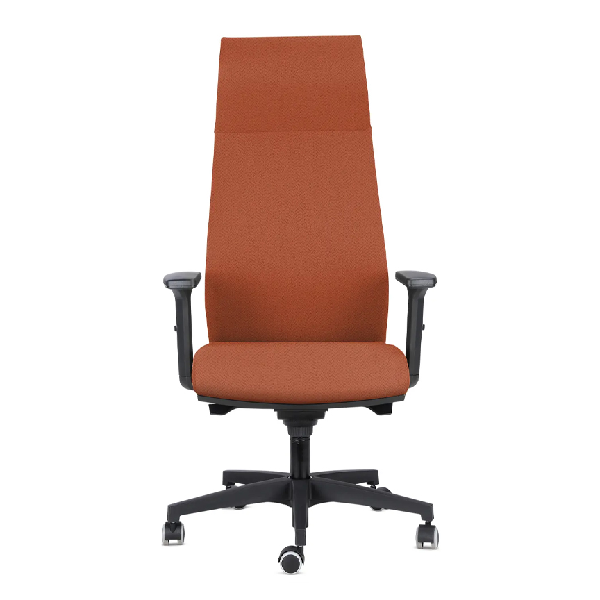 Lesac Chair in Burnt Orange