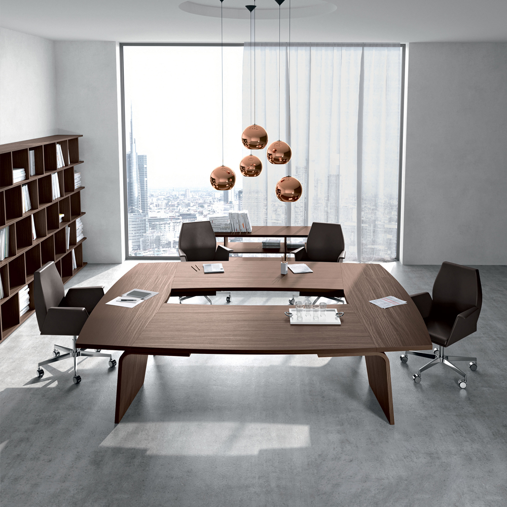 Meeting table in wood