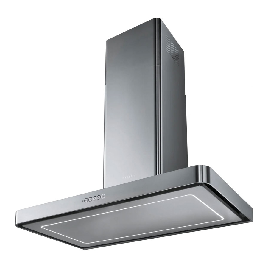 Faber T-LIGHT X A90 cooker hood – 90cm stainless steel wall-mounted design