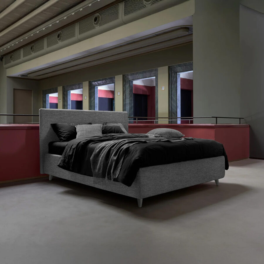 he Sirio bed, a stylish upholstered bed with a contemporary design.