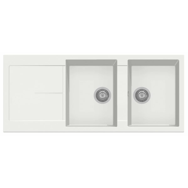 Telma Composite Kitchen Sinks Infinity NF11620 - Pure White