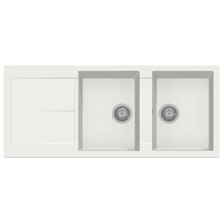 Telma Composite Kitchen Sinks Infinity NF11620 - Pure White