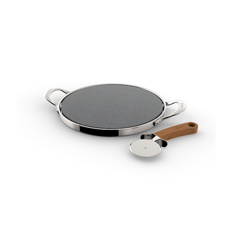 La Linea Patrimonio Pizza Stone + Pizza Cutter 30cm Oxford House