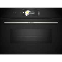 Bosch CMG778NB1 Built-in Compact Oven with Microwave Function Bosch CMG778NB1 45-liter built-in compact oven with integrated microwave function in black finish