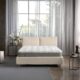 Evoke Mattress by Dorelan with Fibersan-treated fabric for a breathable, fresh, and hypoallergenic surface that ensures comfort and support.