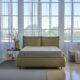 Dorelan Levant Mattress showcasing Twin System spring technology, Fisiomassage system, and organic cotton padding