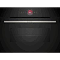 Bosch Series 8 CMG7241B1 built-in compact oven with microwave function, TFT touch display, and digital control ring