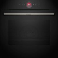 Bosch HBG7342B1 New Bosch Premium Oven with Meat Probe Bosch HBG7342B1 built-in oven with black finish, Air Fry function, and TFT touch display