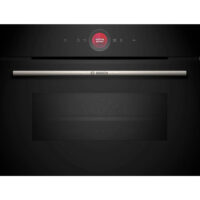 Bosch Series 8 CBG7341B1 Built-In Compact Oven Bosch Series 8 CBG7341B1 built-in compact oven with TFT touch display and digital control ring