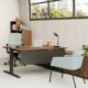 Steelcase Migration SE Desk – adjustable height office desk with modern, minimalist design, promoting ergonomic comfort and long-lasting use.