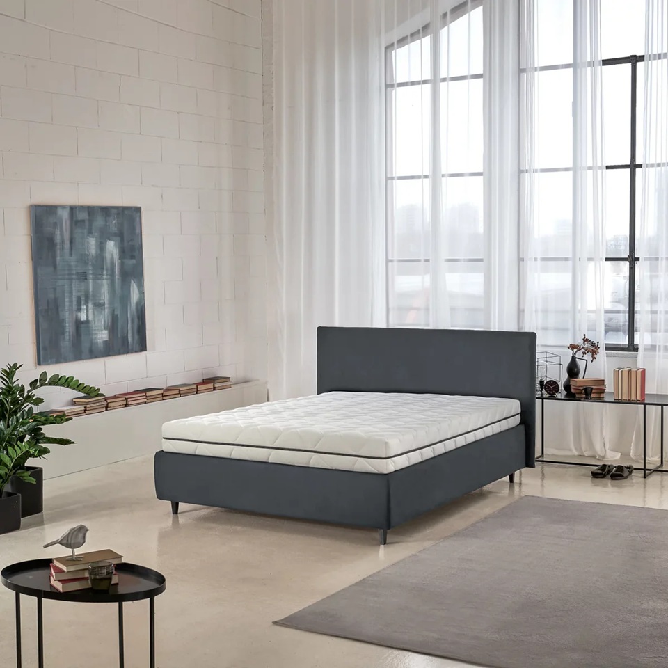 Pure Mattress - Dorelan Essential 01 Pure Mattress on Dorelan Bed. Made in italy.
