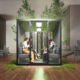 Chatbox - Quattro: A modern, soundproof office pod for 1-6 people with customizable design and sustainable materials.