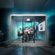 Space Max office pod with ergonomic design and customizable furnishings for teams