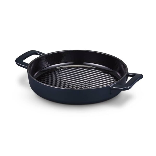 Brabantia The Dutch Collection Grill Pan 28 cm with enamel coating and ridged base for searing flavour-packed meals