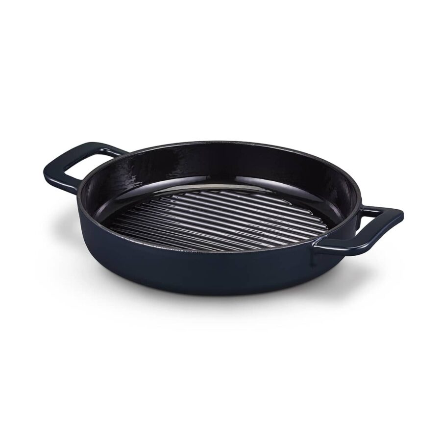 Brabantia The Dutch Collection Grill Pan 28 cm with enamel coating and ridged base for searing flavour-packed meals