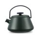 Brabantia T-Time 12 cm teapot in Pine Green with fine tea strainer, drip-free spout and foldable handle for compact storage
