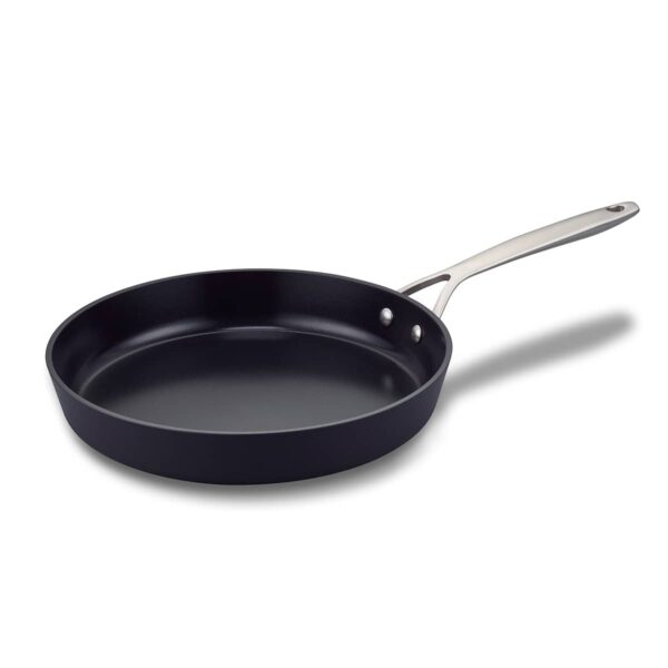 Brabantia Zenn Frying Pan with stainless steel handle, non-stick ceramic surface, and recycled aluminium body.