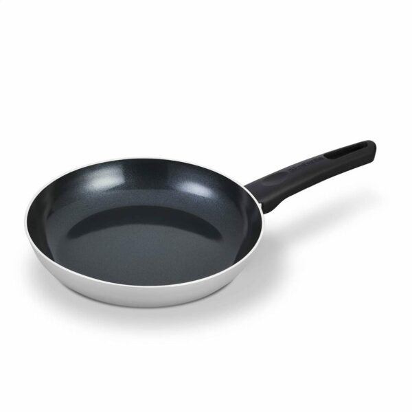 Brabantia Indu+ frying pan in Cool Grey with ceramic non stick coating recycled aluminium and induction compatible base