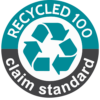 Recycled 100 icon