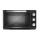 CASO TO 20 Electronic Oven in studio setting, front view showing compact design and manual control knobs.