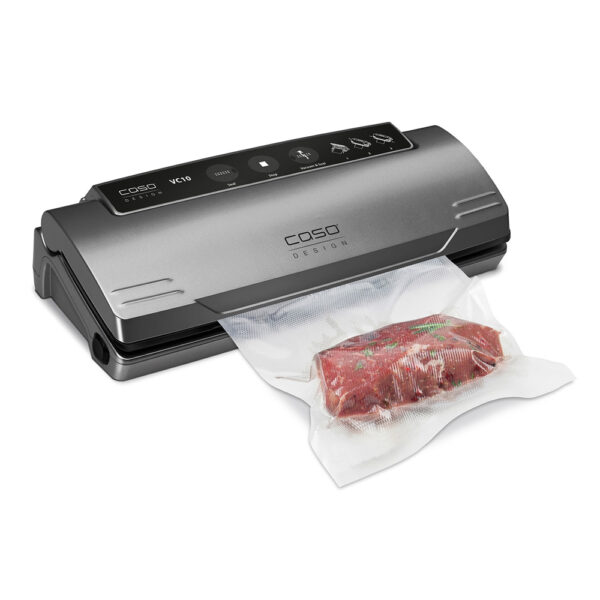 CASO VC10 Special Edition vacuum sealer with 30 cm sealing width and variable vacuum strength for food preservation