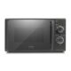 Frontal view of Caso Microwave M 20 Easy on white background, showing sleek compact design and control panel.