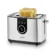 Caso T2 toaster on a white background with two toasted breads inside