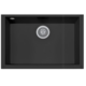 Plados Telma ON6910ST black undermount sink, 690×443 mm
