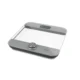 caso scale in glass on a white background