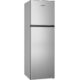 Front view of Sangiorgio SD26NFXHE stainless steel top freezer fridge-freezer with No Frost system and 251L capacity
