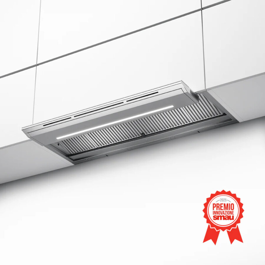 Stainless steel built-in kitchen hood