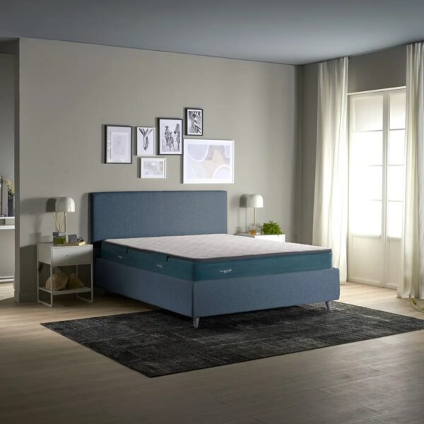 Dorelan Aura Mattress on Bed from the new Sleep up 2025 Mattress Collection.