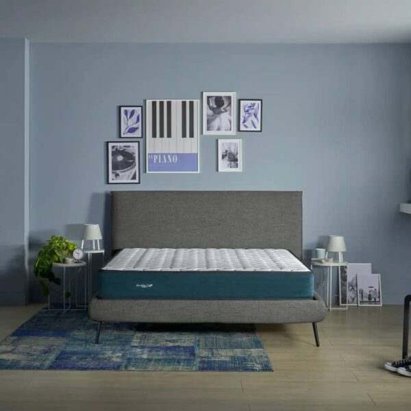 Dorelan Mattress on grey bed