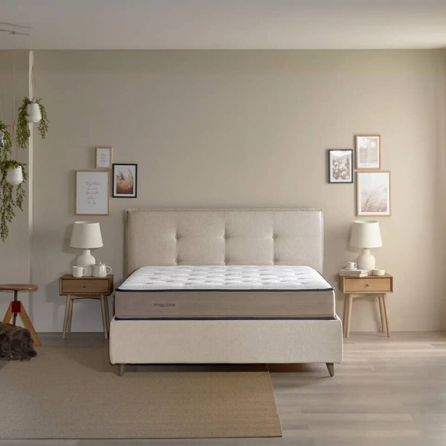 King Size Mattress on Dorelan Bed