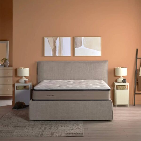 Dorelan 160cm mattress on bed