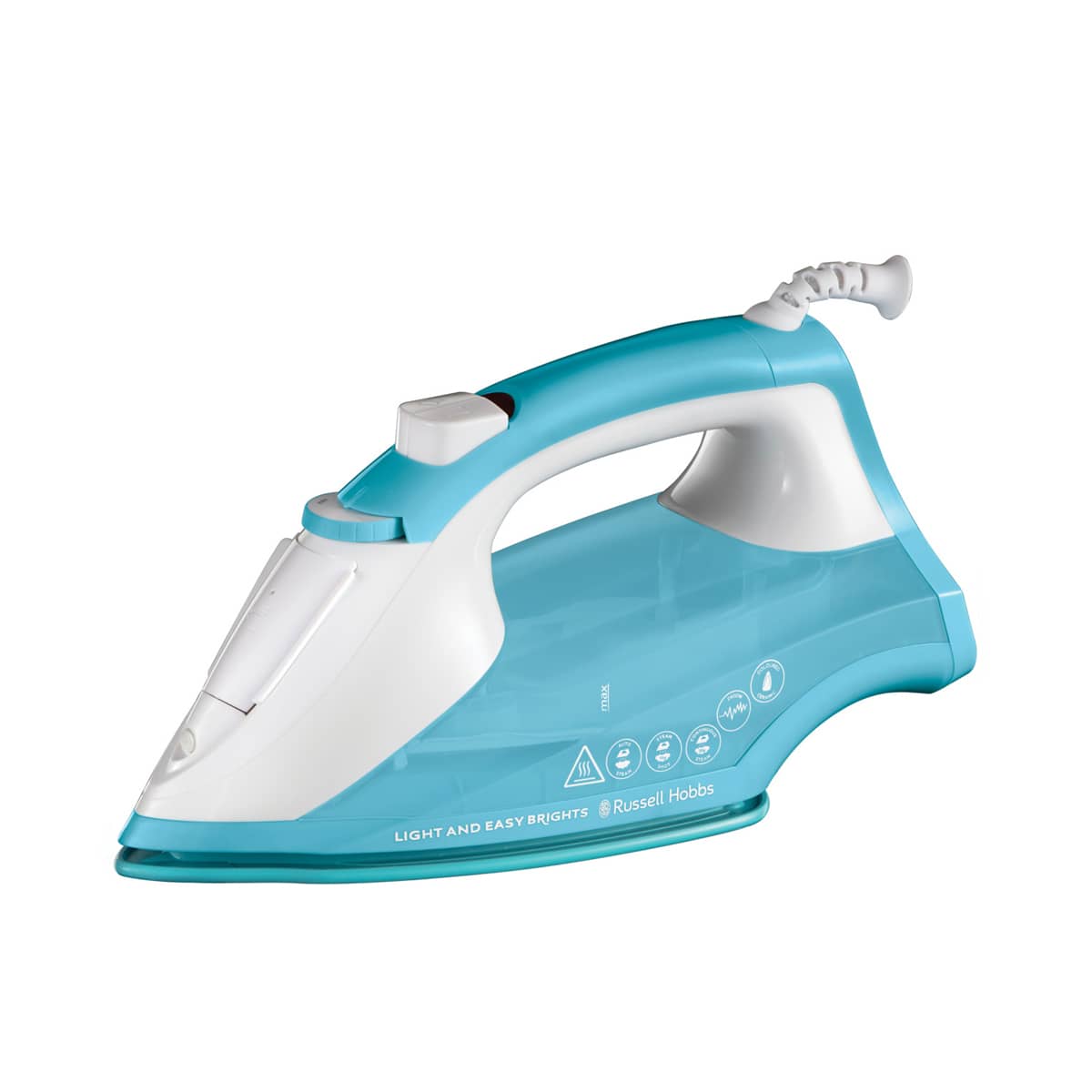 Russell Hobbs Aqua Iron 26482-56 Light Blue and White Steam Iron