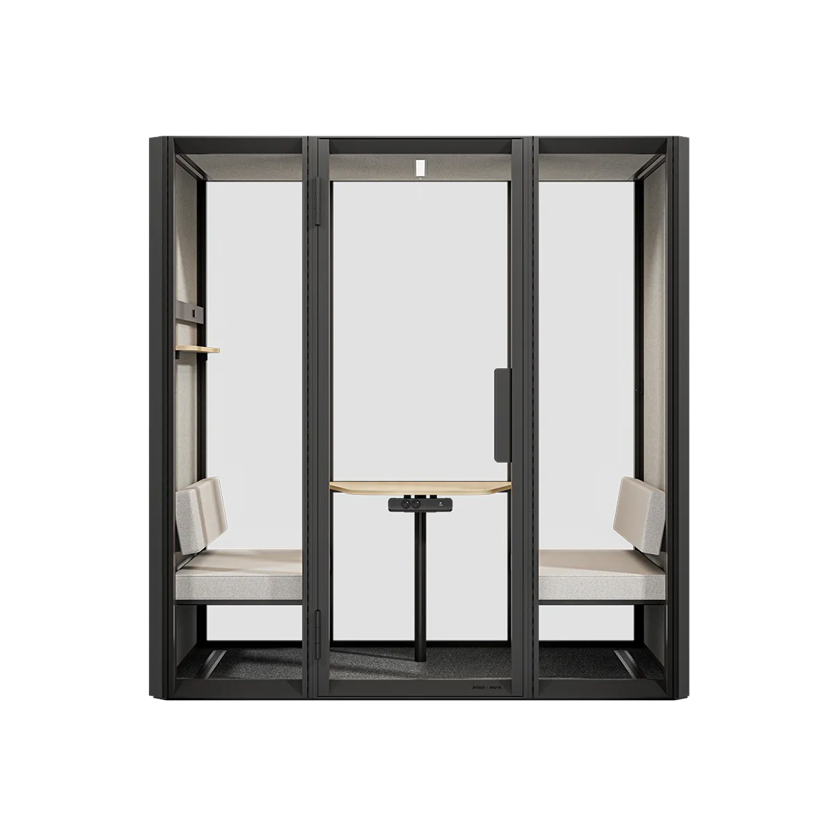 Office acoustic pod for 2 persons