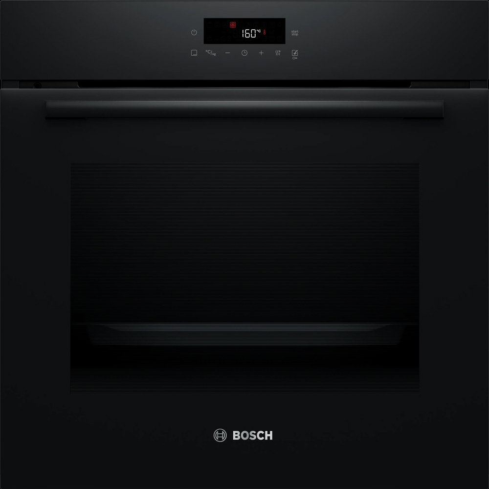 Bosch HBA572BB4 Series 2 built-in oven 60cm black with LED touch control and pyrolytic self-cleaning