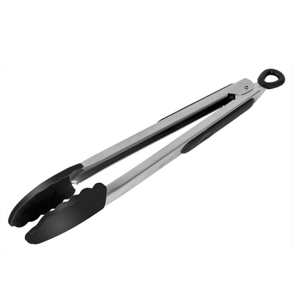 Lagostina stainless steel silicone tongs 34.5cm BBQ kitchen tool