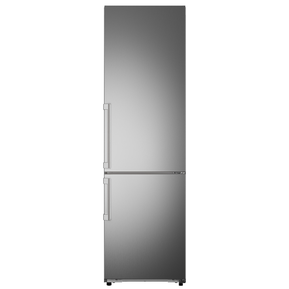 ASKO RFC526RNBS1 built-in fridge freezer with sleek black steel finish and modern kitchen integration